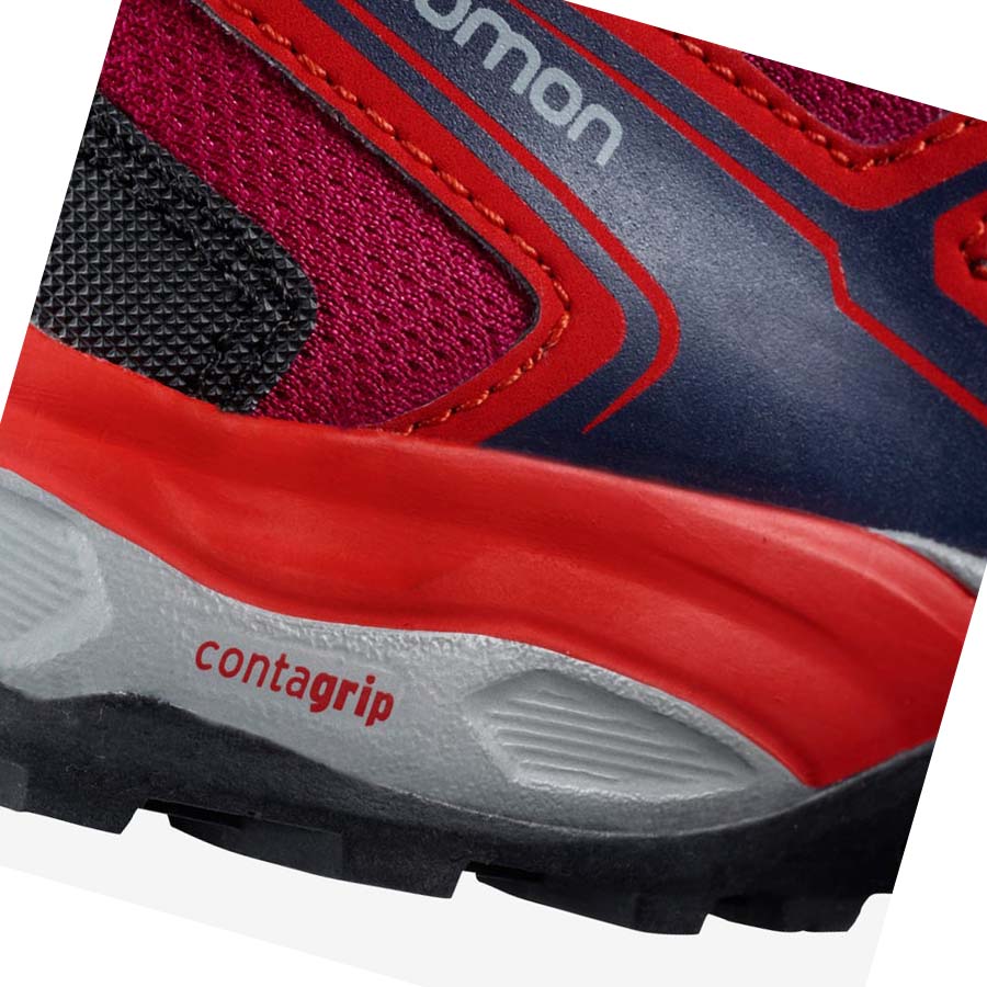 Tenis Senderismo Salomon X-ULTRA MID GORE-TEX Niños Rojos | MX 2035VRW